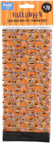 Decorazioni da Halloween in plastica - 20 sacchetti da festa a forma di zuccherino