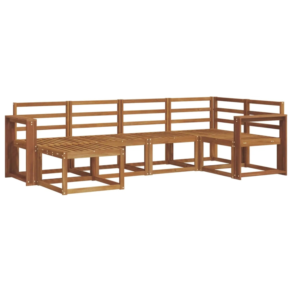 Set di divani da esterno 6 pcs Naturale
