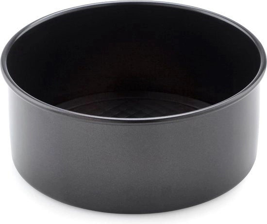 Tina per torta rotonda da 20 cm - Base separabile - Non antiaderente - Acciaio di alta qualità - 21 x 9 cm - Cucina ispirata
