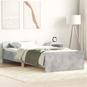 Giroletto-Struttura Letto Grigio Cemento 75x190 cm Small Single Multistrato