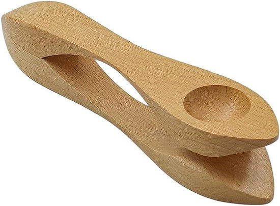 Percussione irlandese naturale in legno con martelletto musicale