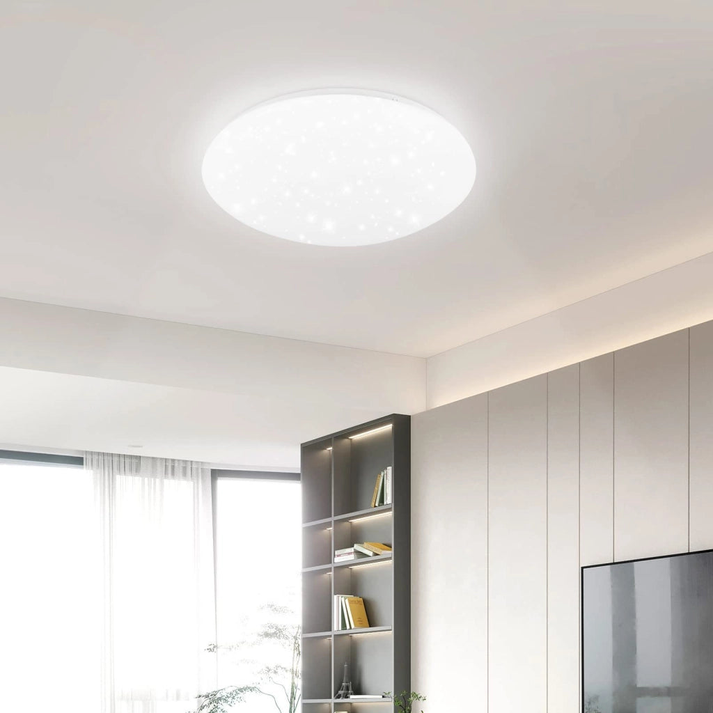 ZMH Lampada da soffitto LED moderna forma stella rotonda per soggiorno