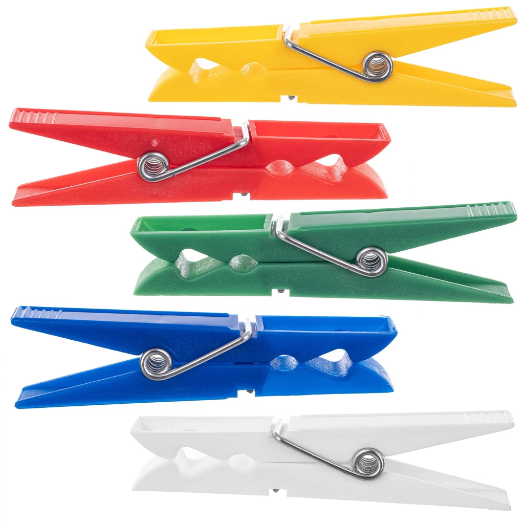 Mollette per bucato KADAX, ferma-panni, colorate, resistenti, 20 pezzi