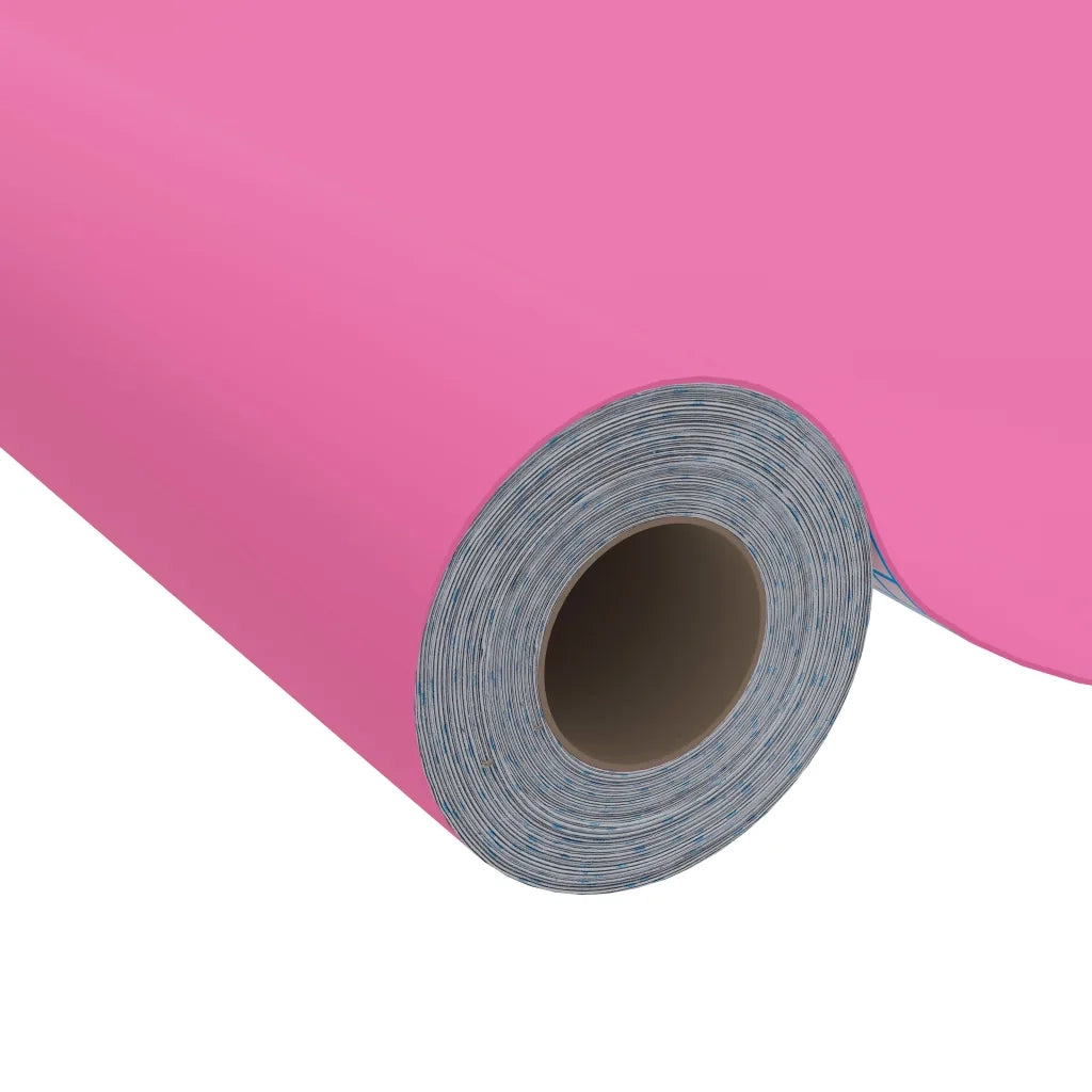 Pellicola Autoadesiva per Mobili Rosa Lucido 500x90 cm in PVC CFW1785281