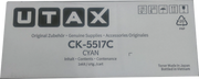 ORIGINAL Utax toner ciano CK-5517C 1T02Z7CUT0 ~13000 Seiten