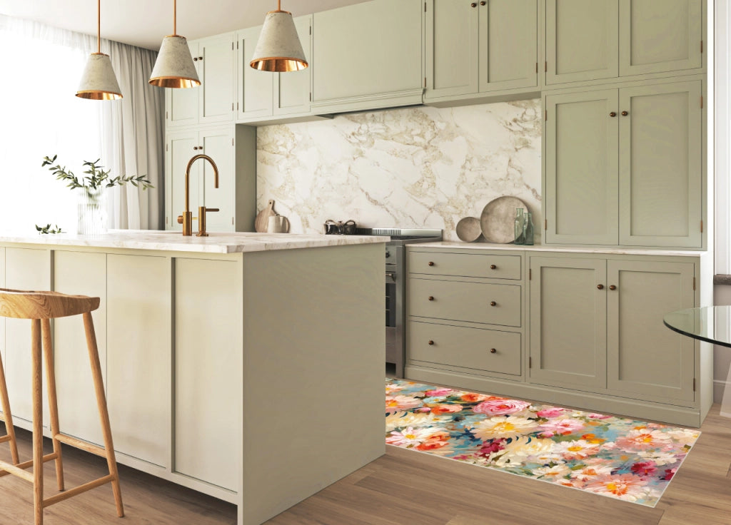 Tappeto Passatoia Cucina Antiscivolo Linea Futura Giverny By Suardi - 52x90 - Giverny