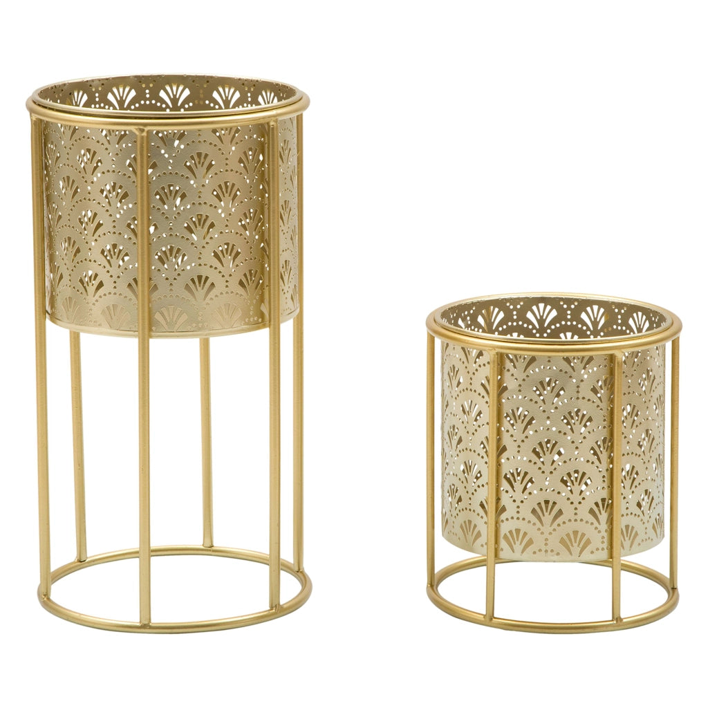 Husavi, Vaso set 2 Vasi, Portavasi Rimovibili, oro