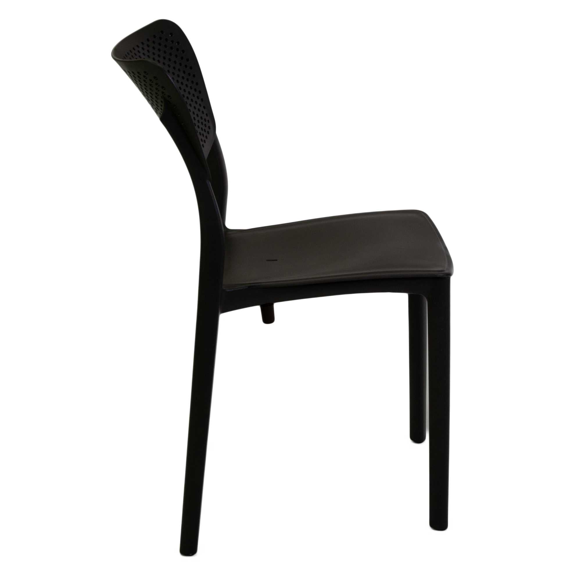 Sedia 44x53xh84 cm in Polipropilene Alezio Antracite