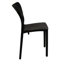 Sedia 44x53xh84 cm in Polipropilene Alezio Antracite