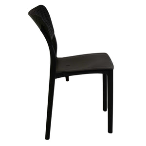 Sedia 44x53xh84 cm in Polipropilene Alezio Antracite