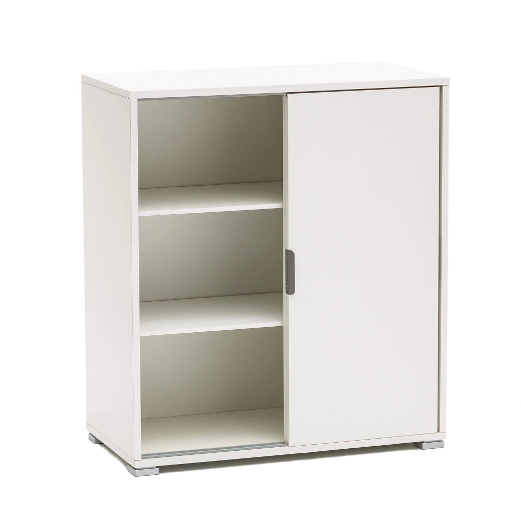 Armadietto da Bagno con 2 ante in Legno Composito cm 75x38x85 - KODEY