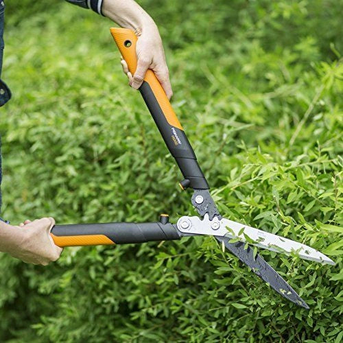 Fiskars HSX92 PowerGear X Cesoia per Siepi lame acciaio inox antiaderente 63 cm colore Nero Arancione