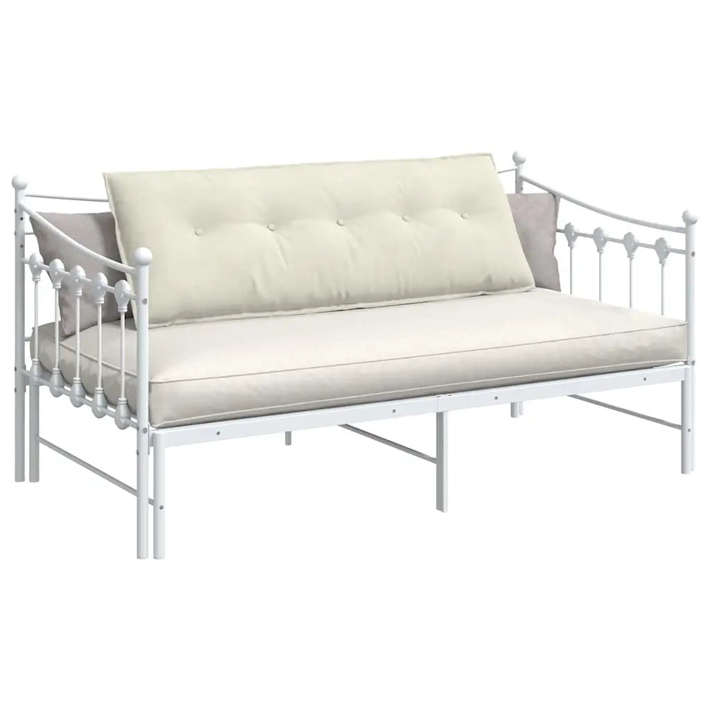 Cuscino per Schiena | Cuscino dorsale Crema 140 x 50 cm Tessuto in Cords