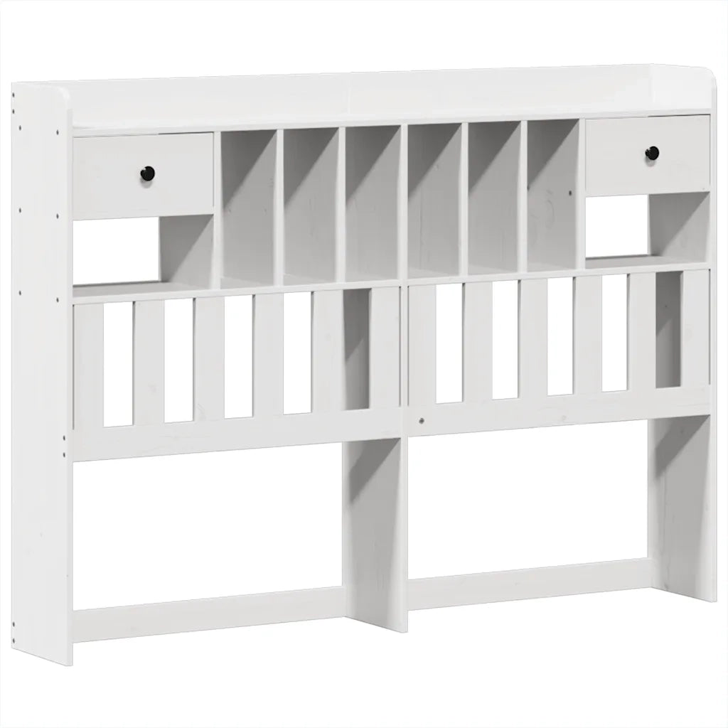 Letto matrimoniale | Letto per adulti | Letto senza Materasso Bianco 140x200 cm Legno Massello di Pino