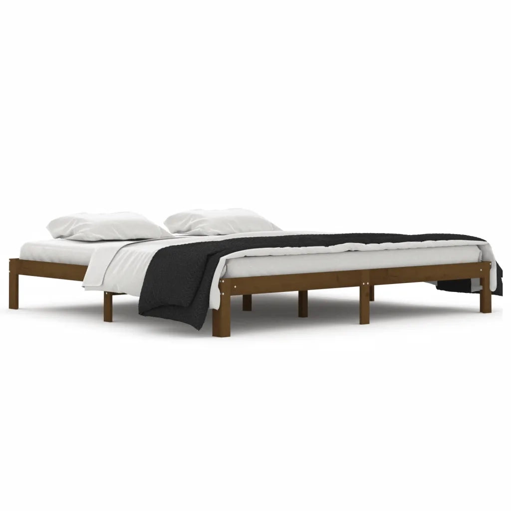 Giroletto senza Materasso Ambra in Legno di Pino 200x200 cm 810388
