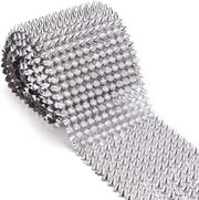 Spine per decorazione - 2 metri spine argentate per abbigliamento e decorazione - Stile Punk Rock