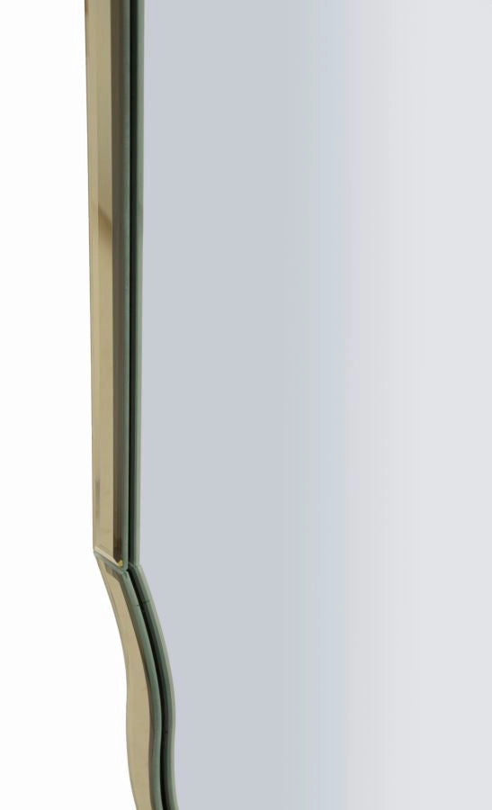 Specchio Da Muro Istanbul Oro Cm 60X2X150 Elegante Design