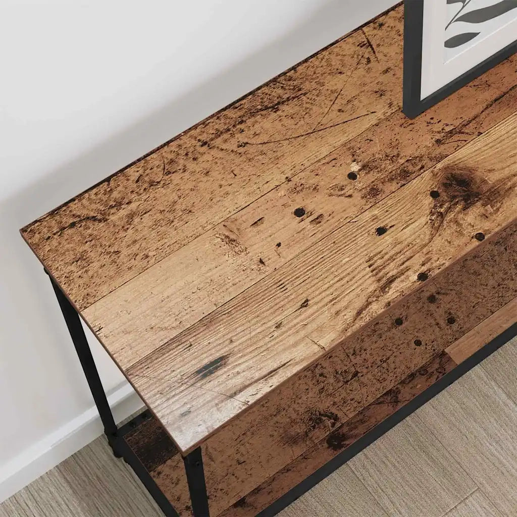 Tavolo consolle Legno vecchio 101 x 30.5 x 75 cm