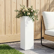 Vaso da giardino Bianco 20 x 20 x 75 cm 8005318
