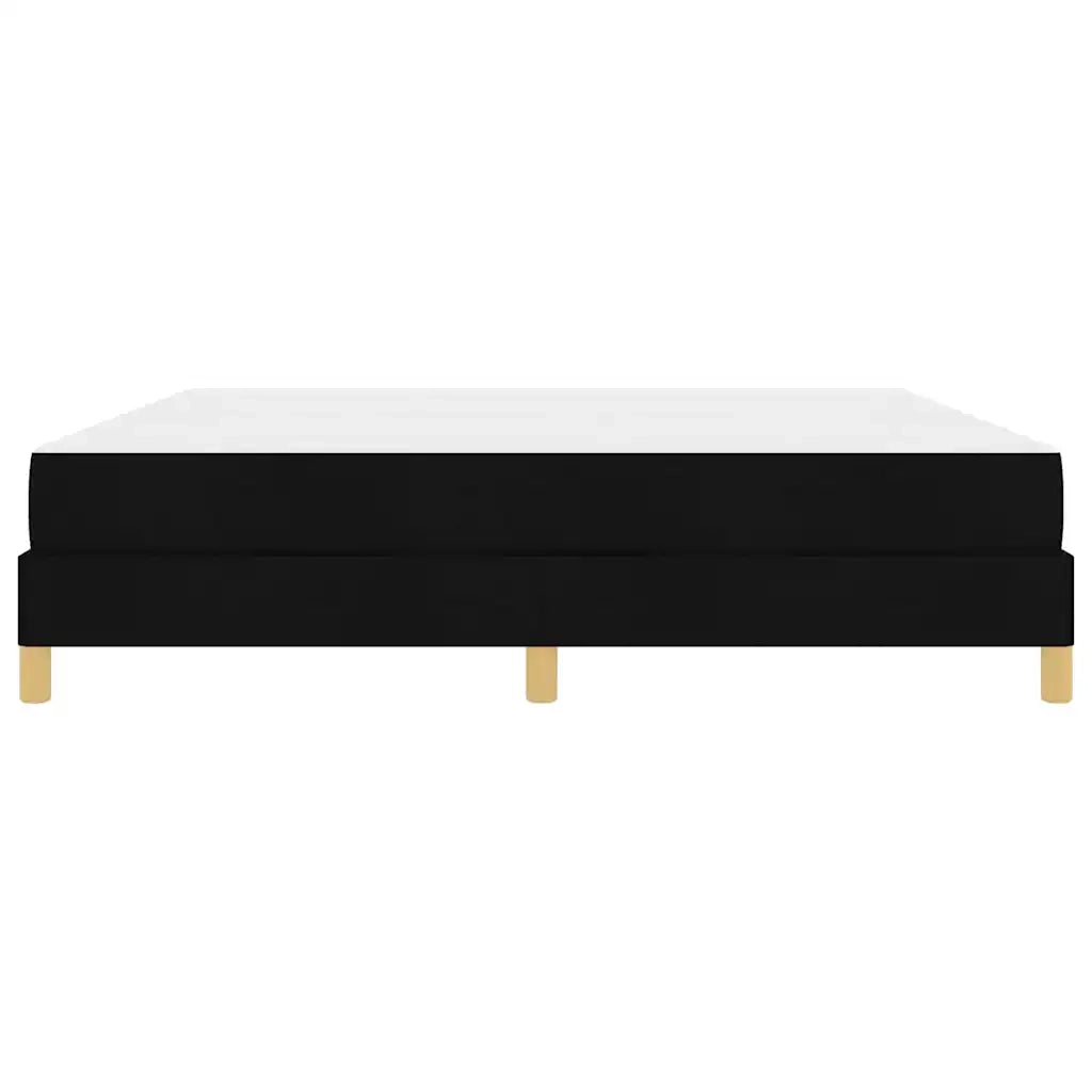 Letto a molle con materasso Nero 180 x 200 cm Tessuto 3398586