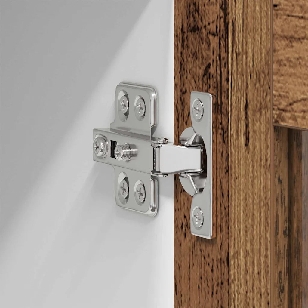 Armadio pensile con porta 2 pcs Legno vecchio 60 x 31 x 40 cm