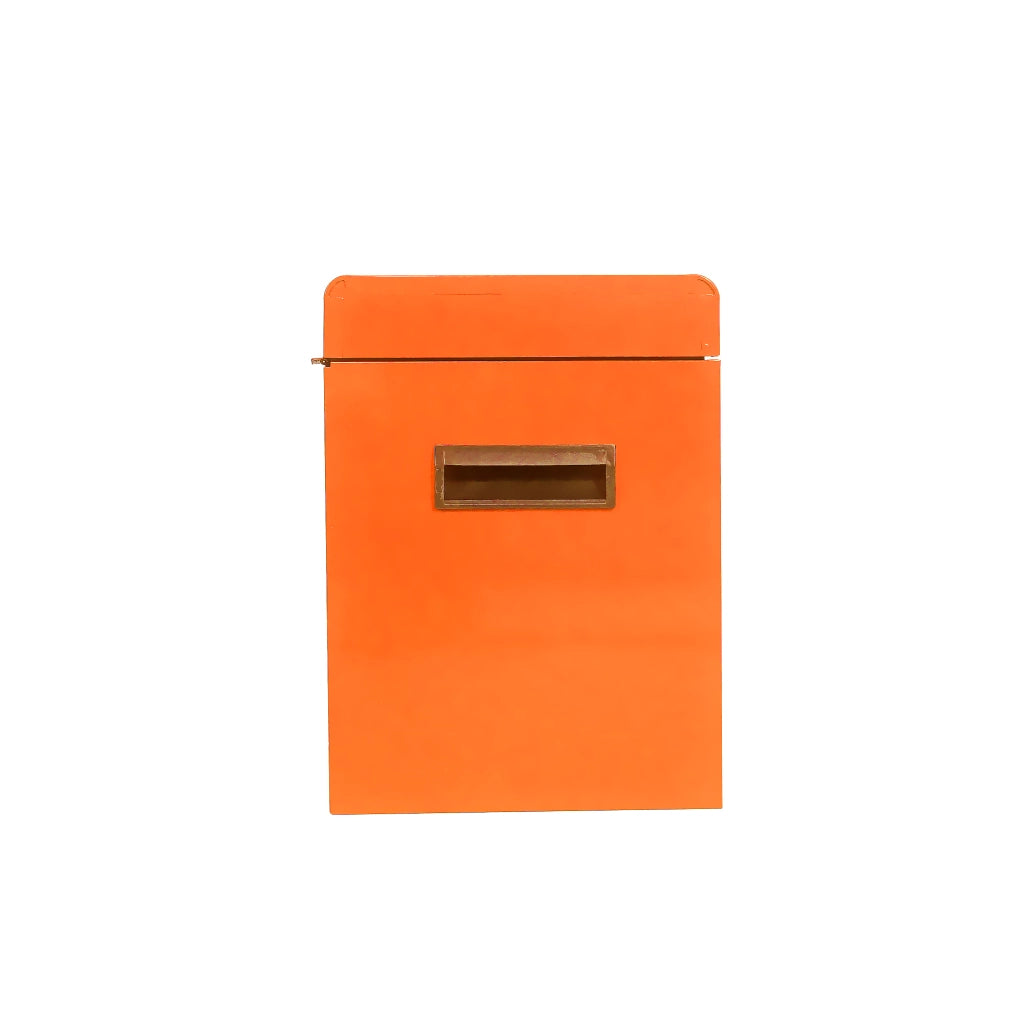 Mobile contenitore in acciaio con 5 cassetti, ripiano regolabile e ruote, per garage e officina, arancione