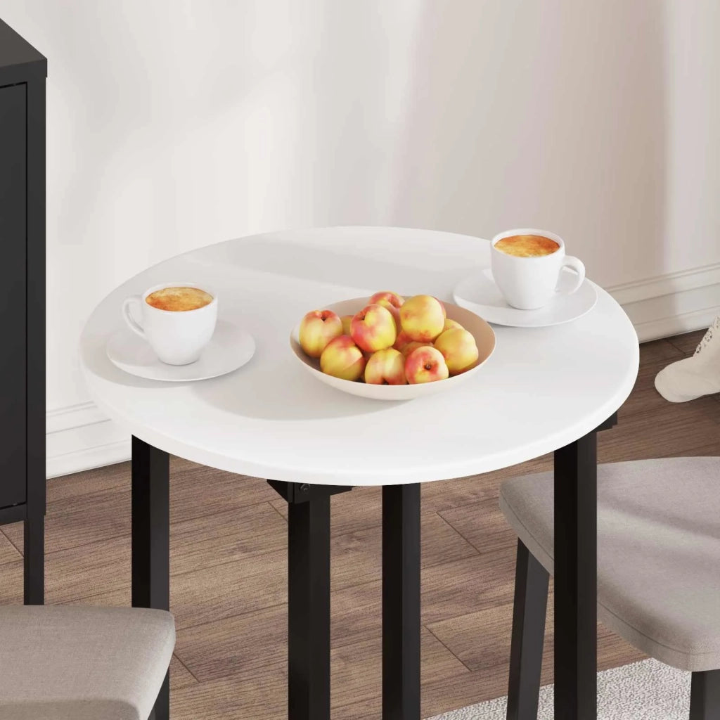 Piano del tavolo Bianco Ø 60 x 1,5 cm Legno multistrato 880401