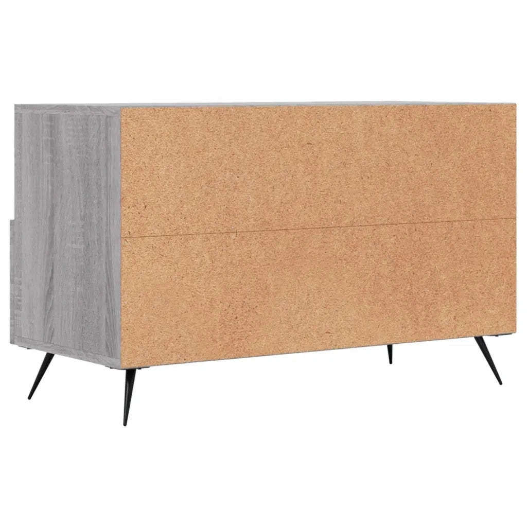 Mobile Porta TV Grigio Sonoma 80x36x50 cm in Legno Multistrato 828946