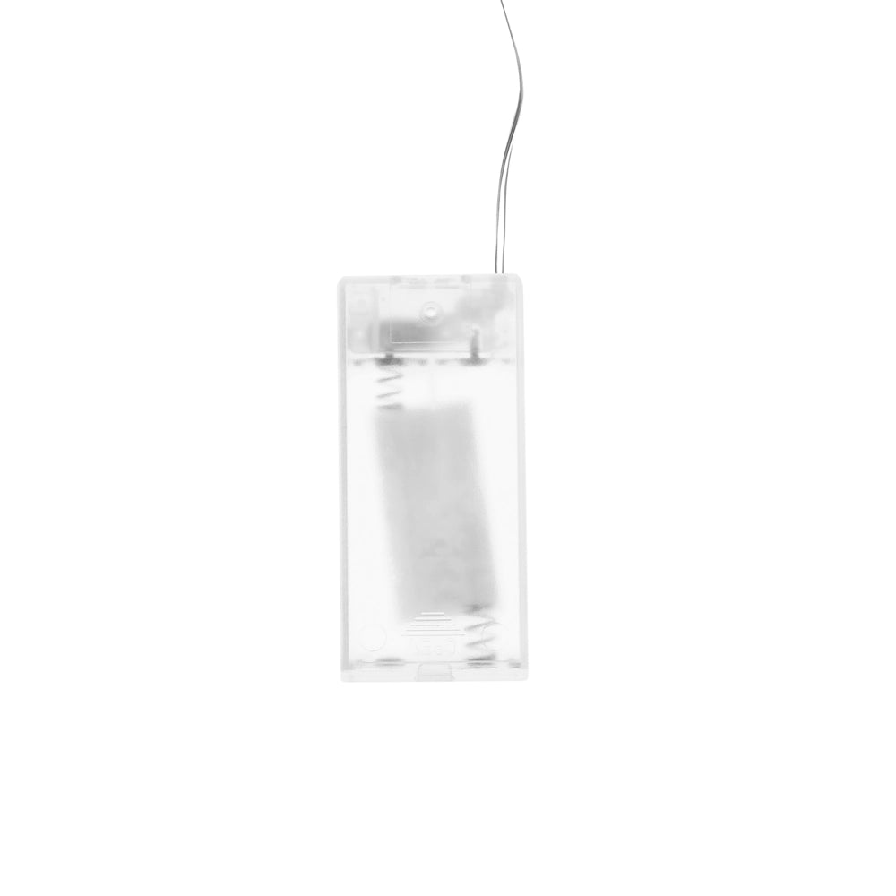 Set di 3 decorazioni natalizie LED bianche per interni con luci
