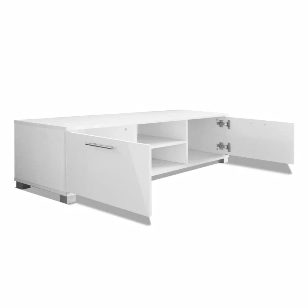 Mobile TV/credenza 2502039 bianco pratico e lucido da 120 cm
