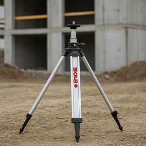 Treppiedi telescopico tst alluminio anodizzato regolabile filettatura 5/8