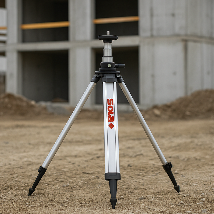 Treppiedi telescopico tst alluminio anodizzato regolabile filettatura 5/8