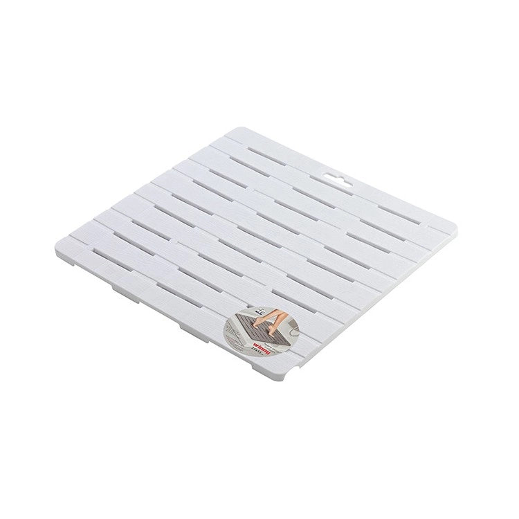 Pedana doccia rigida 55x55 cm bianca in plastica PP linea Winny Feridras