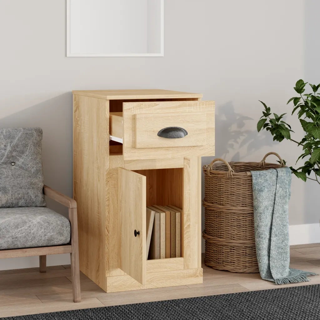 Mobiletto Cassetto Rovere Sonoma 40x50x75 cm Legno Multistrato 816483