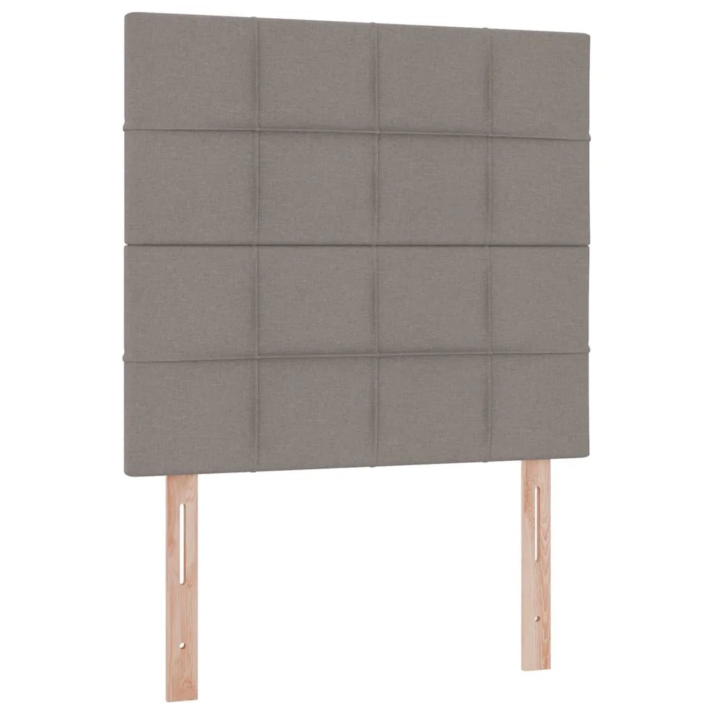 Letto con contenitore LED e materasso Tortora 90 x 190 cm