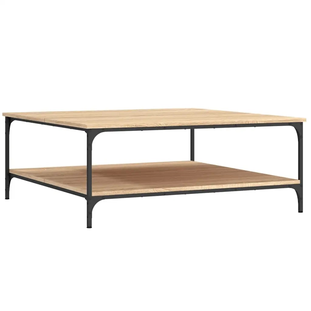Tavolino Salotto Rovere Sonoma 100x100x40 cm Legno Multistrato 832844