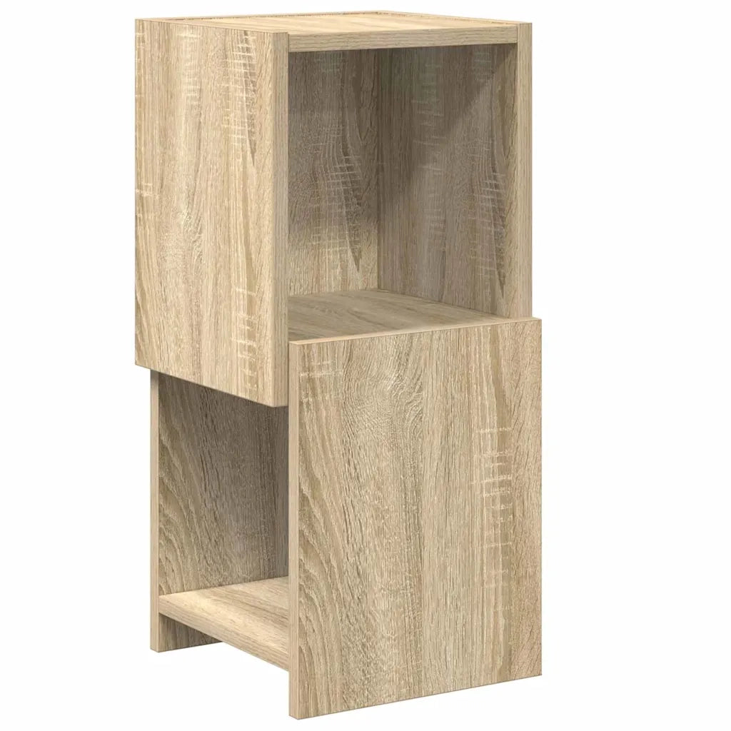 Mobile angolare 25,5x25x55cm Legno ingegnerizzato Rovere Sonoma 889823
