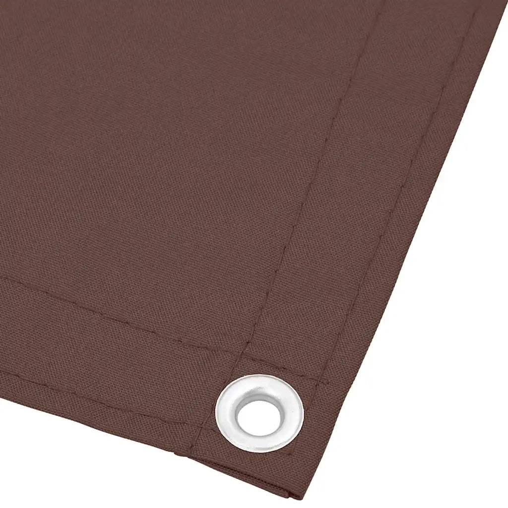 Paravento da Balcone Marrone 120x700 cm 100% Poliestere Oxford