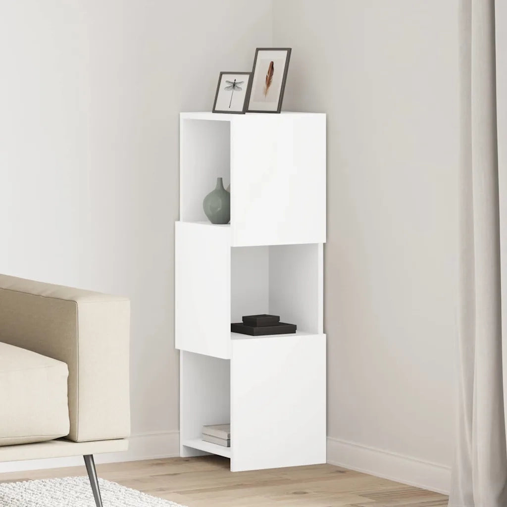 Mobile angolare 30,5x30x95cm Legno multistrato 889829