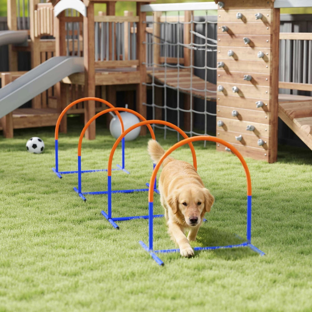 Set Agilit¨¤ per Cani ¨C zephmum ¨C Blu e Arancione, 88x64x95 cm