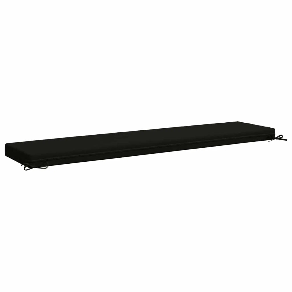 Cuscino per panchina SOEST 100% Poliestere Nero 180 x 40 x 8 cm 950022