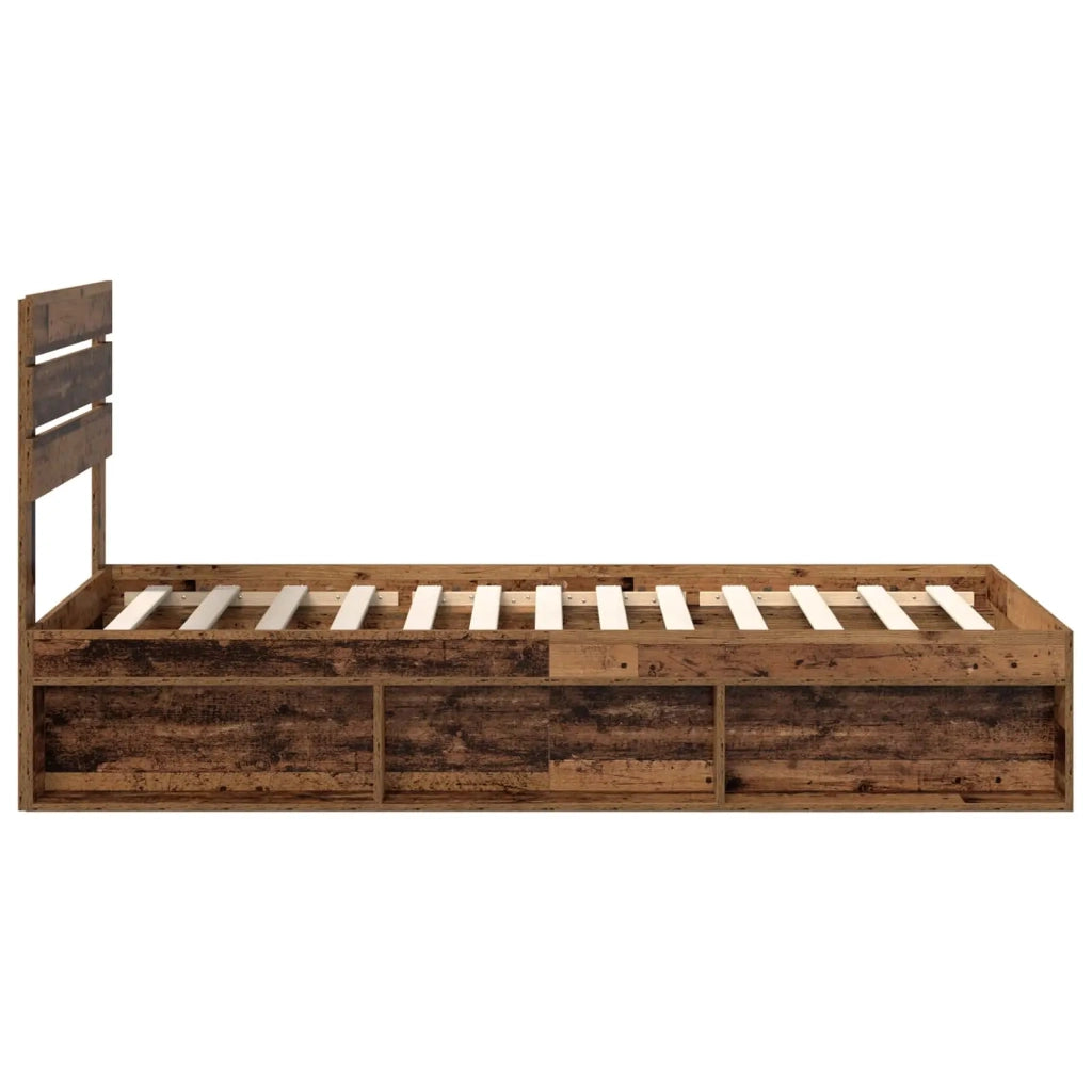 Struttura del letto Legno vecchio 90 x 200 cm Pino massello 3411461