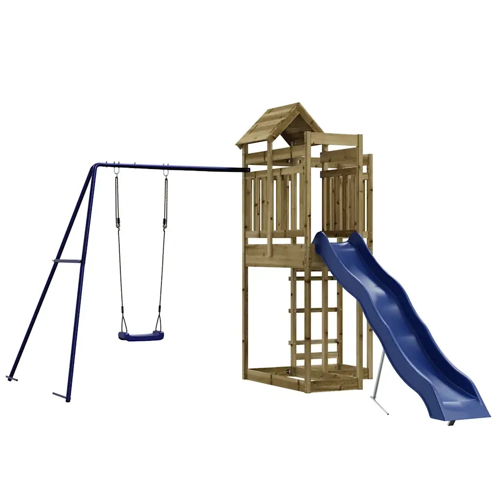 Set da Gioco da Esterno in Legno di Pino Impregnato 3156885