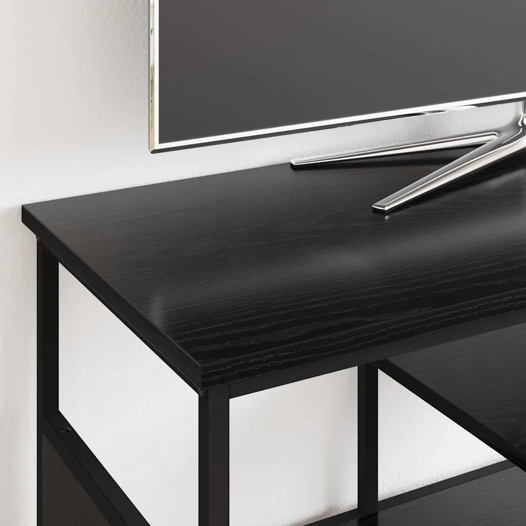 Mobile TV Rovere Nero 100 x 35 x 45 cm 881306