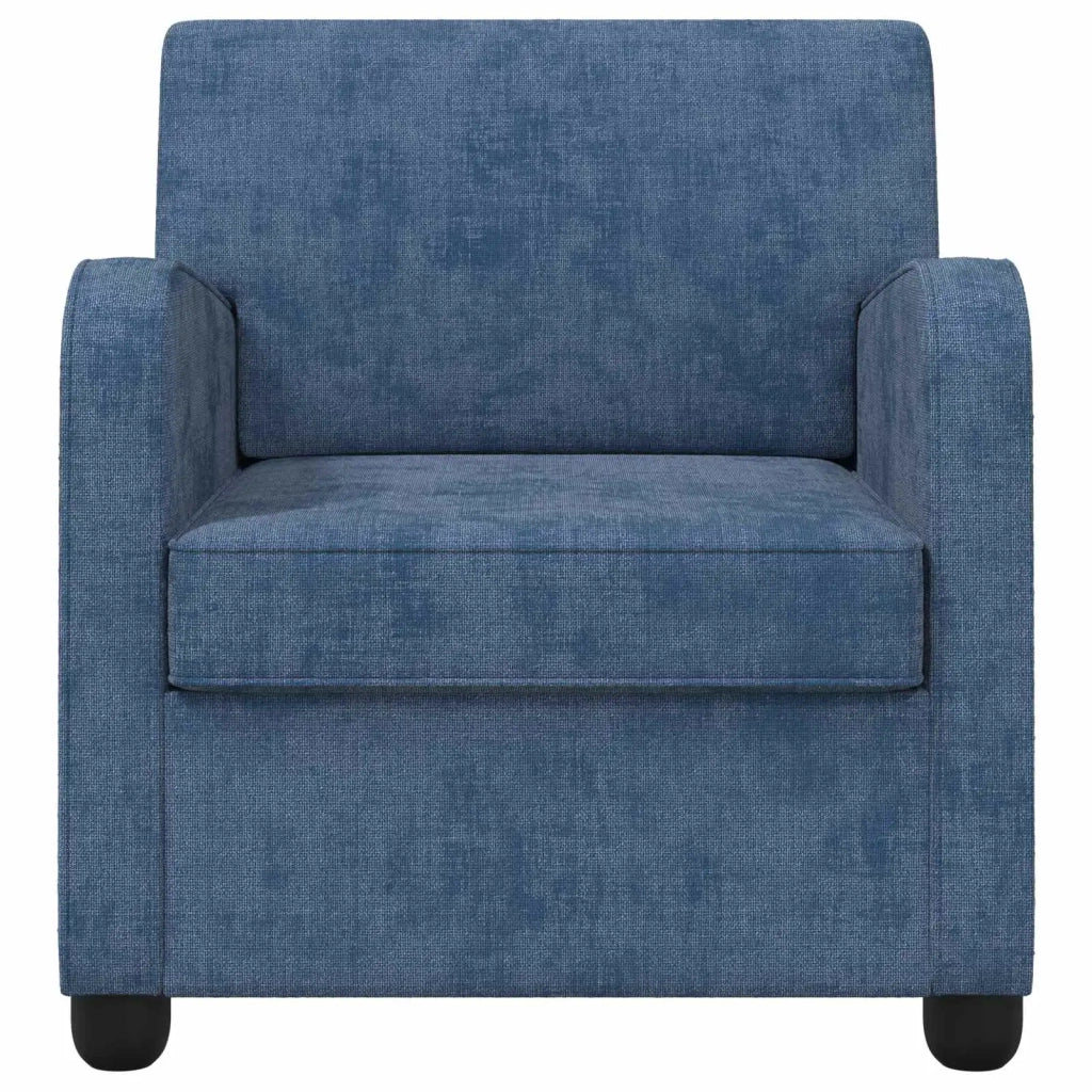 Poltrona Blu Chenille 42043446
