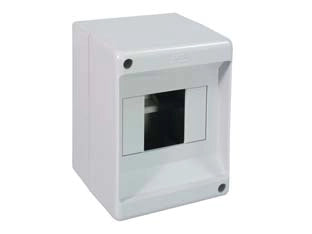 CENTRALINO DA PARETE SENZA SPORTELLO IP40- - mm.100x90x135h. per 2/4 moduli - 8W - (90.04) - 5 pezzi MARLANVIL