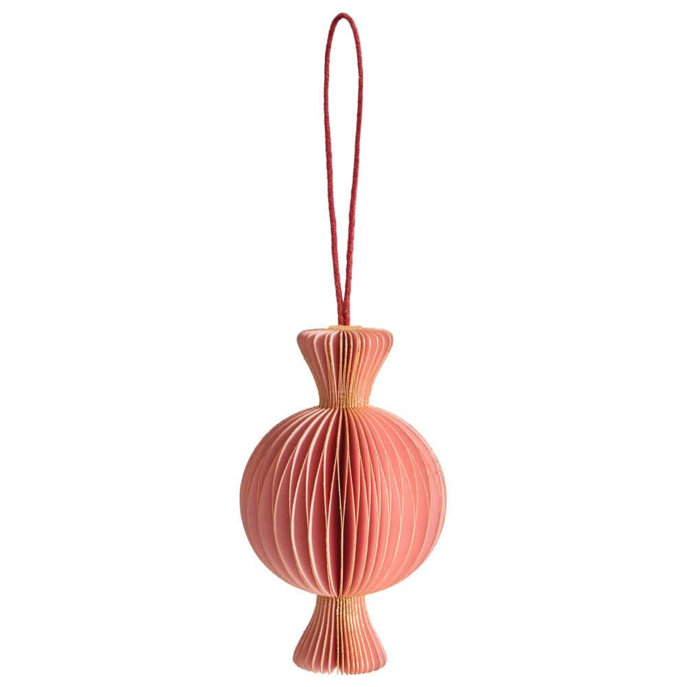 Set di 16 palline natalizie multicolori in carta a nido d'ape da appendere Decorazioni 3D per Natale