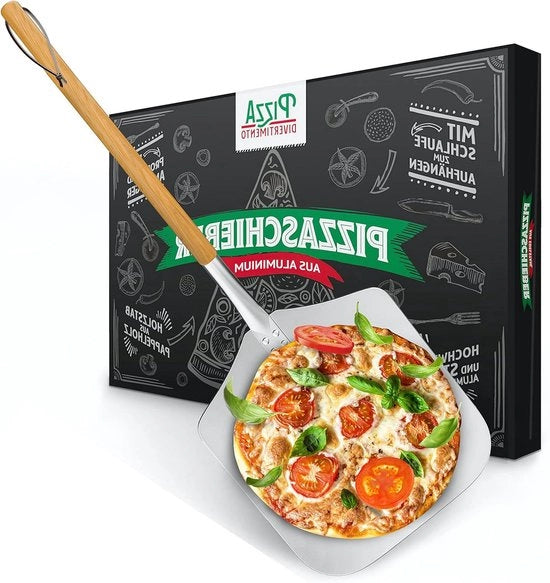 Spiedino per pizza - In acciaio inox - 83 cm - Per forno a pizza e barbecue