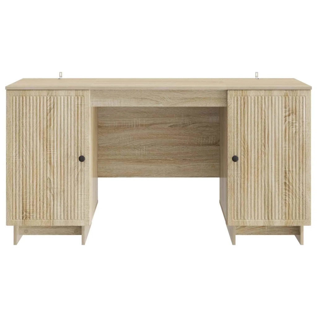 Scrivania Rovere Sonoma Legno ingegnerizzato 142,5 x 50 x 75 cm