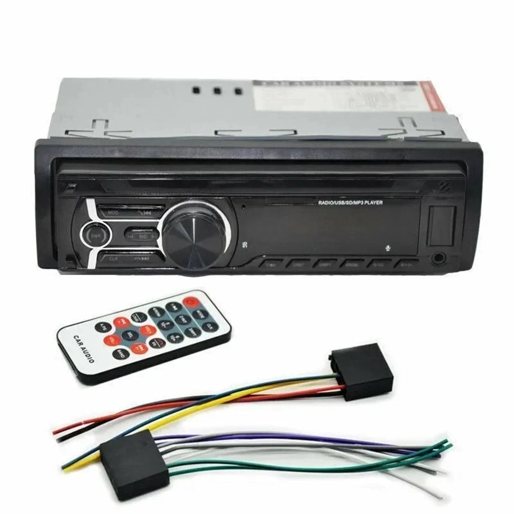 Trade Shop - Autoradio Sistema Audio Universale Auto 4x50w 1din Lettore Mp3 Bluetooth Usb Aux 6784bt -